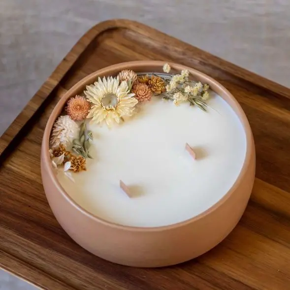 Download Candle in Large Container Image