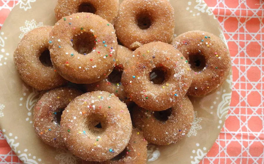 Simple Homemade Donut Photo