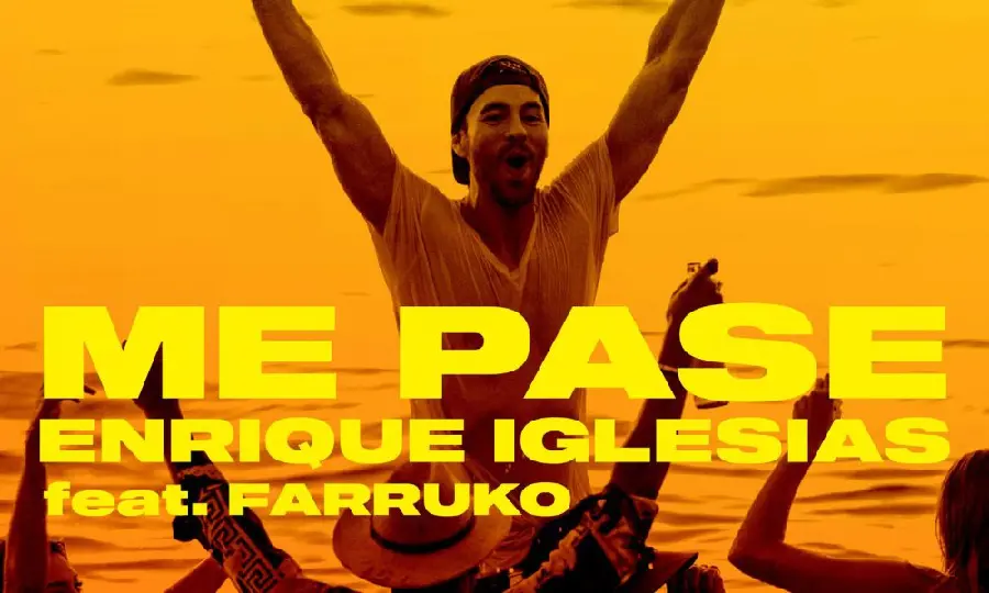 Cover of Enrique Iglesias New Song Me Pase