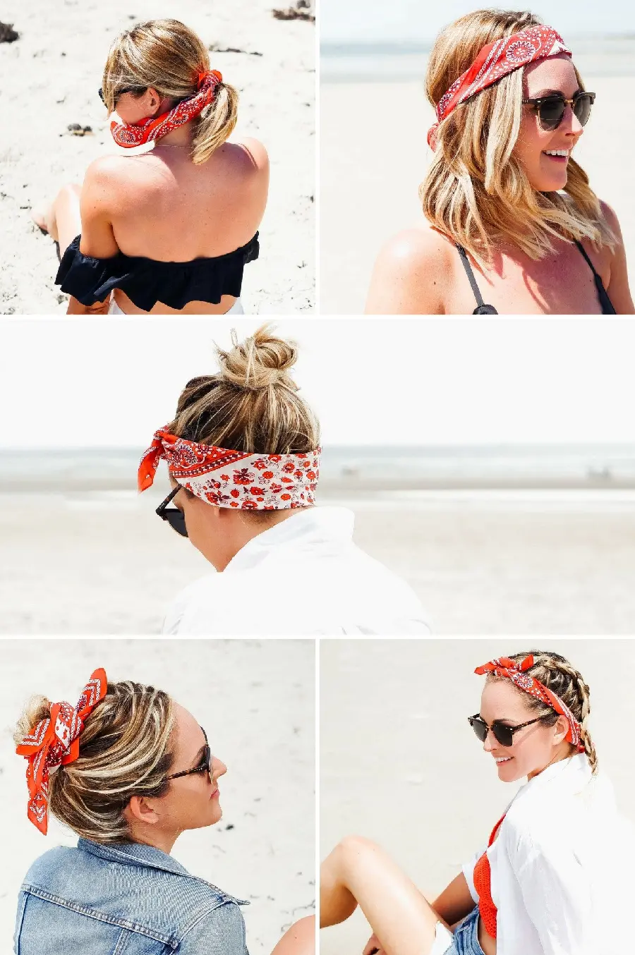 Photo of Bandana Used for Hair Decoration
