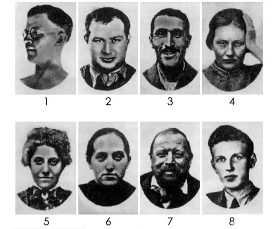 Photo and Description of the Szondi Personality Test