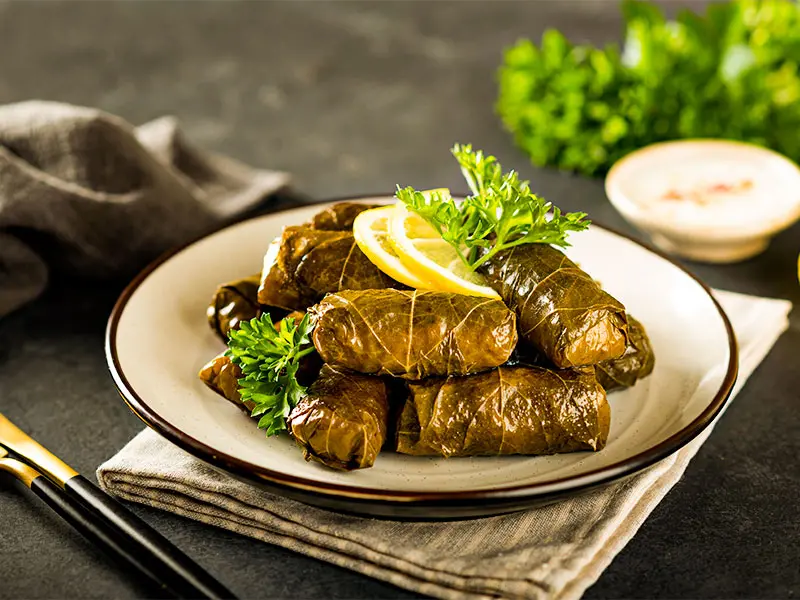 Tabrizi Dolma Grape Leaves Photo