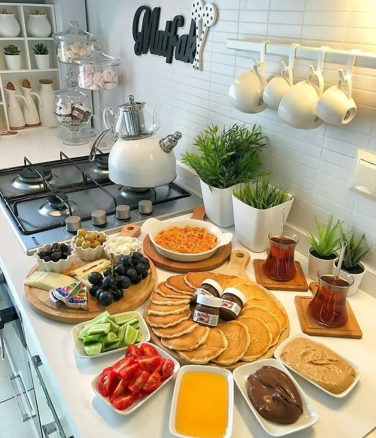 Pancake and Nutella Breakfast Photo for a Sweet Morning