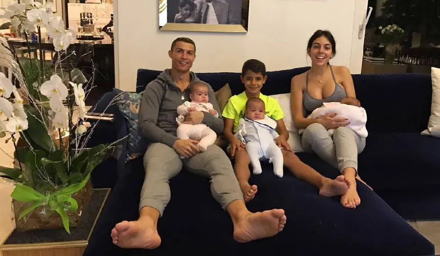 Photos of Cristiano Ronaldo with His Children