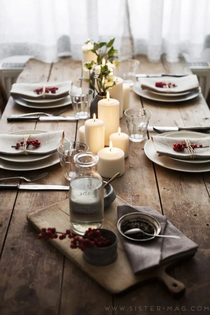 Simple Dining Table Arrangement for Everyday Dining