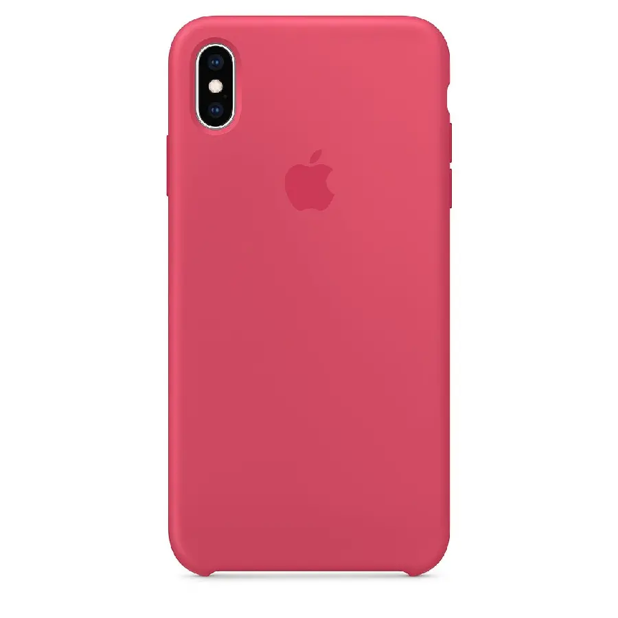 Simple Silicone iPhone Case in Magenta