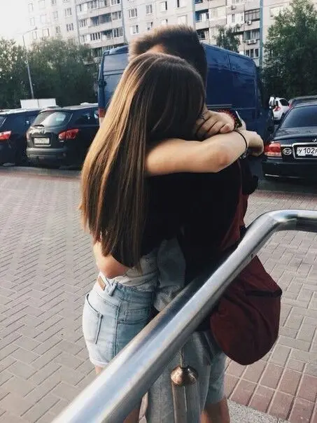 Download Romantic Image of Couple Hugging