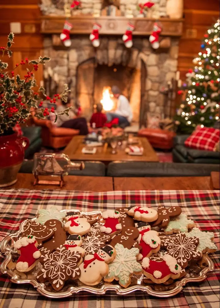 Download Wallpaper of Gingerbread Cookies for Christmas