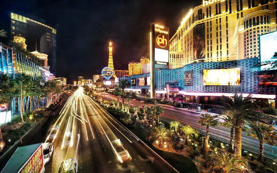 Las Vegas City Night Photos in HD