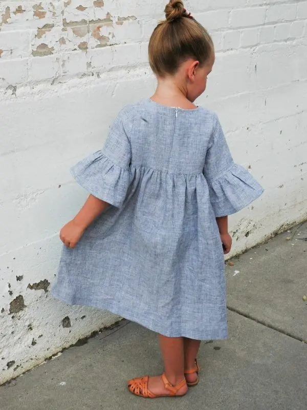 New Girl Kids Dress Model Picture
