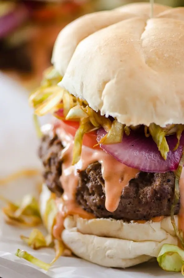 High-Quality Burger Image for Cafe Decor