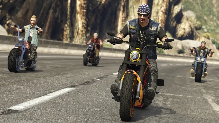 Motorcycle Riding in GTA Grand Theft Auto
