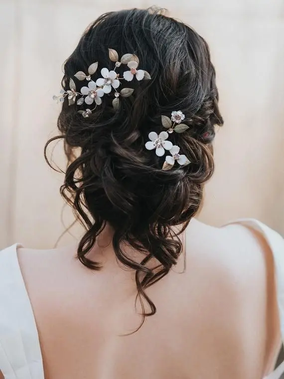 Open and Closed Bridal Bun - European Style