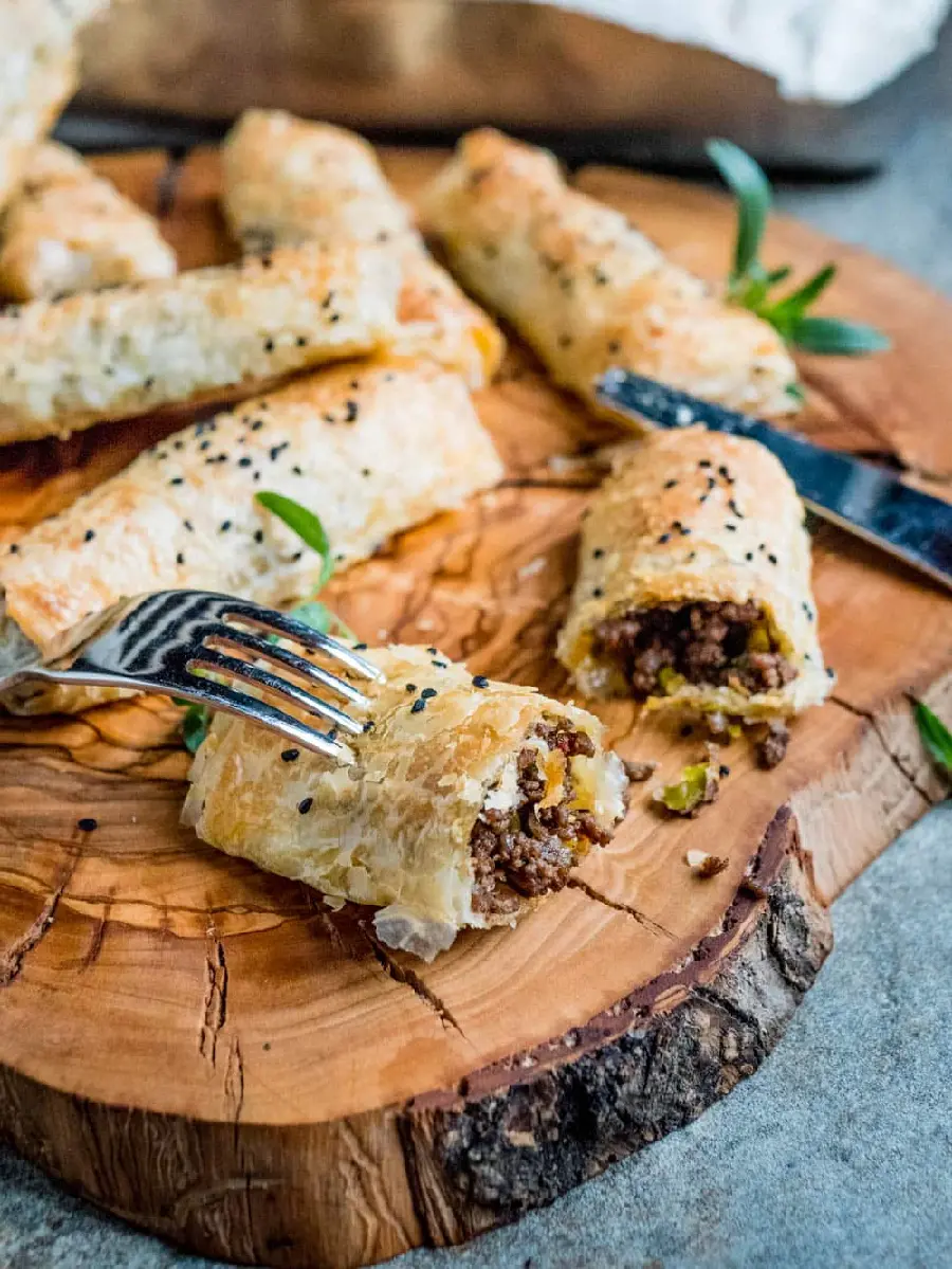 Popular Turkish Breakfast Borek