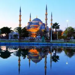 Sultan Ahmed Mosque or Blue Mosque in Istanbul