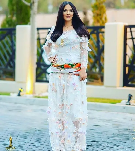 Kurdish Bridal Dress in Mahabadi Style