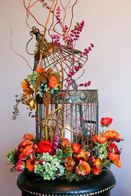 Download Flower Decorated Cage Photos in HD