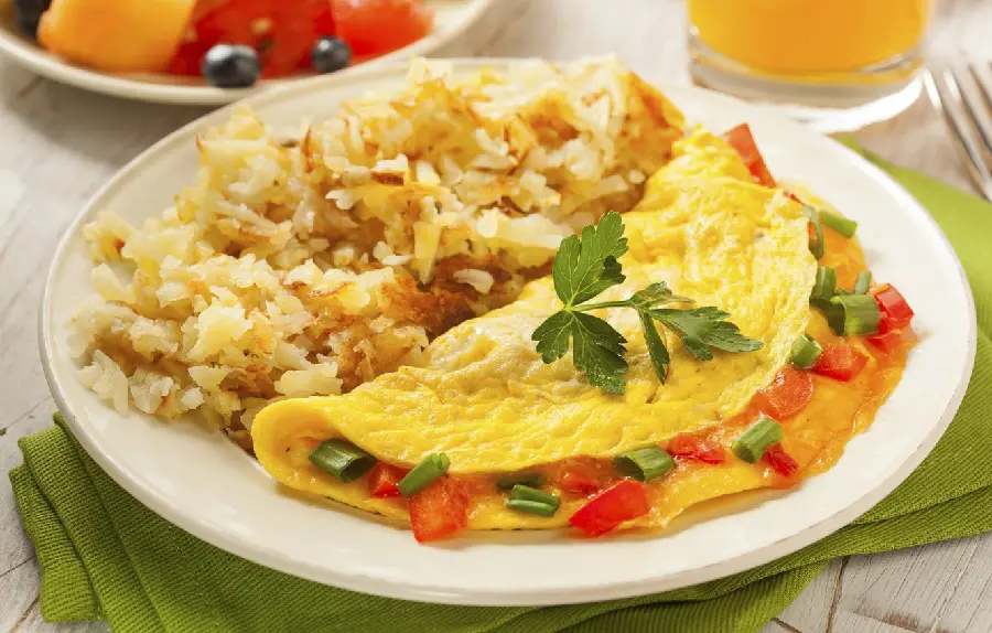 Omelette for Dinner Photo for Quick Meals