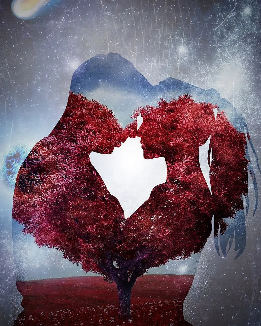 Romantic Couple Profile Picture Without Text