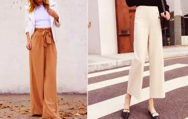 Wide-Leg High-Waisted Pants – 2021 Fashion