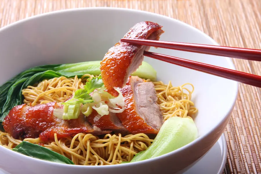 Photo of Noodles with Vegetables and Meat