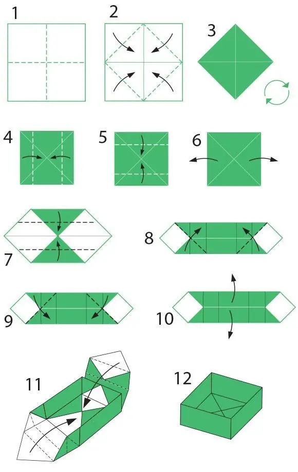 Download Simple Origami Box Image