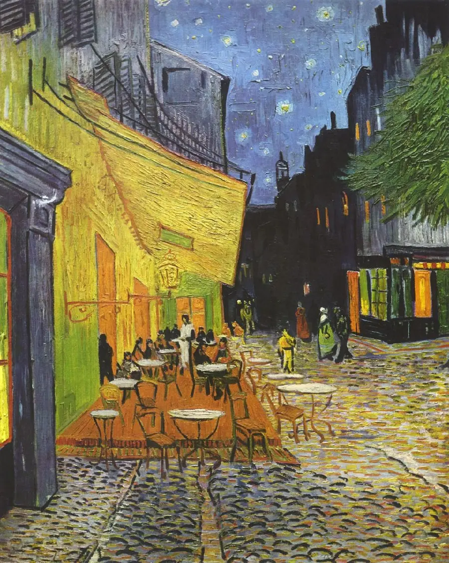 Cafe Terrace at Night Painting by Vincent Van Gogh