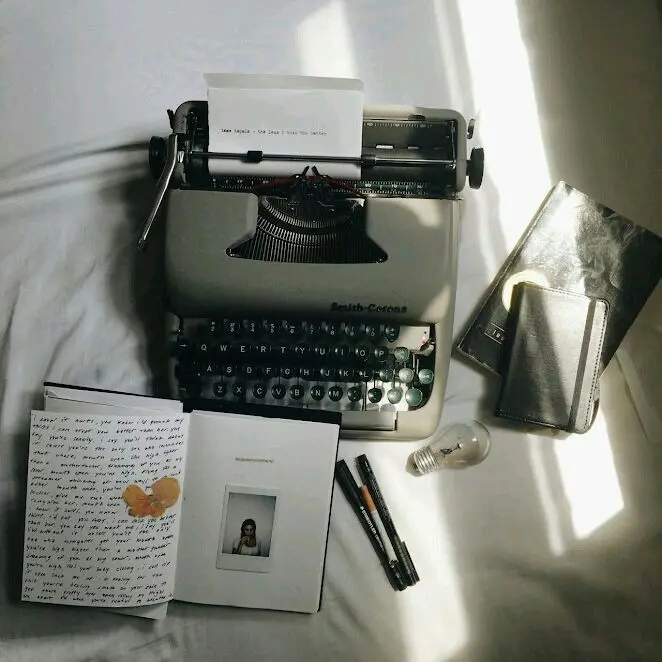 Download Typewriter Background for Writers