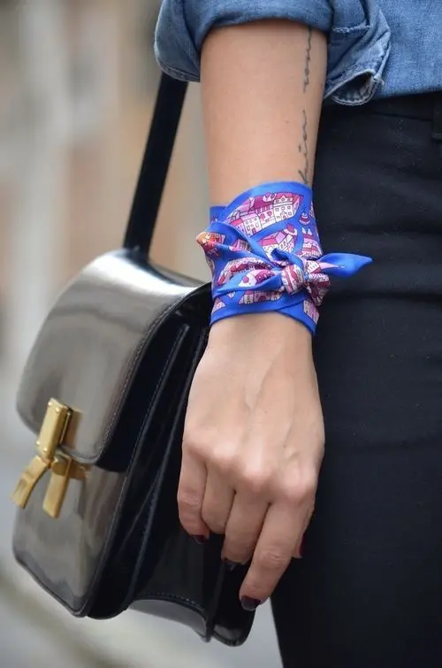 Photo of Bandana Styled on the Wrist