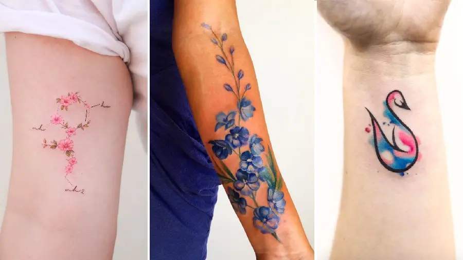 Colorful Tattoo Design on Forearm