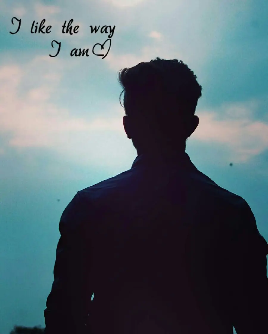 Sad Boy Profile Picture with Text