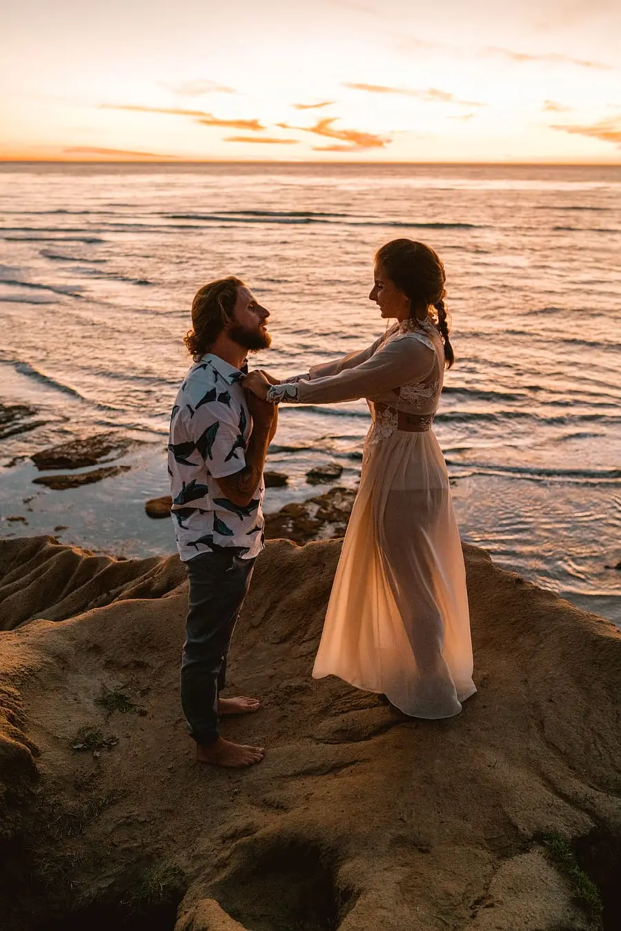 Romantic Couple Pose Image