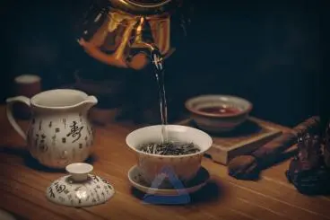 Tea Cup with Chinese Character Design