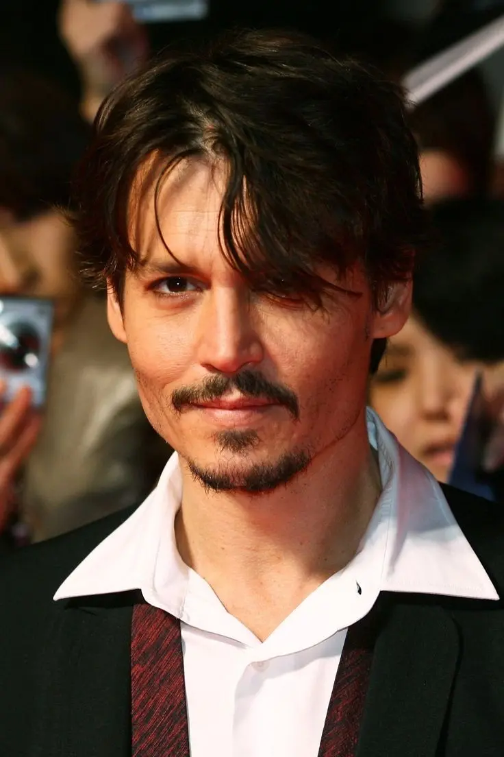 Download Johnny Depp with Large Family Image
