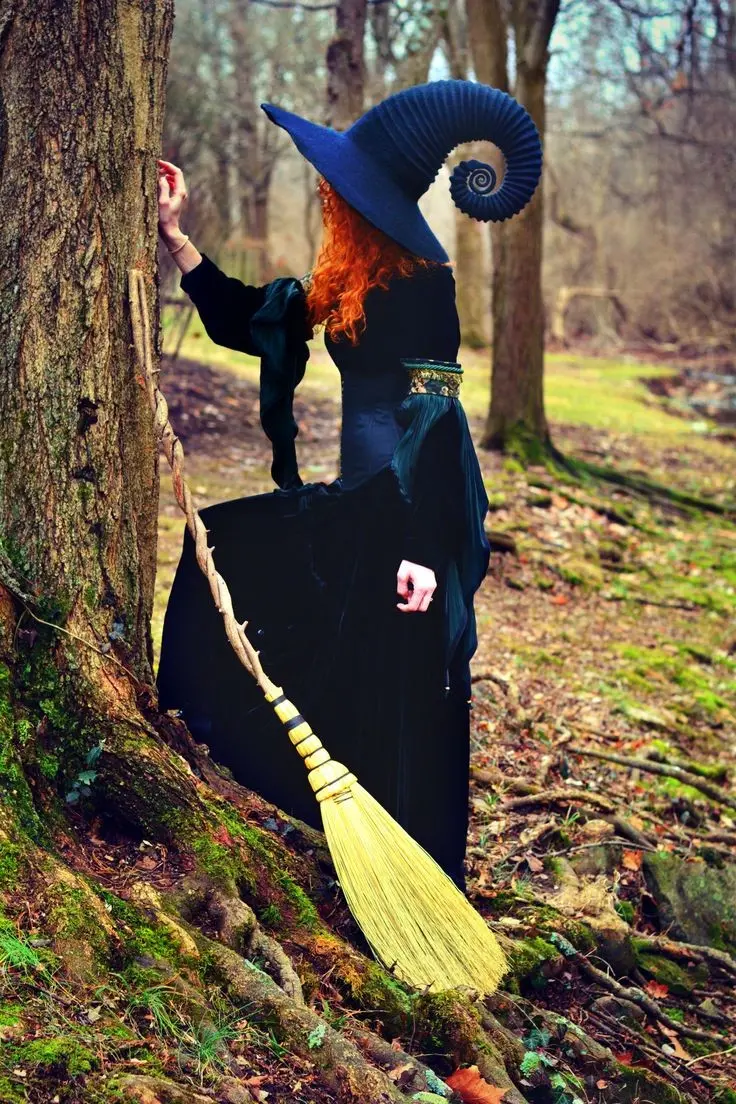 Download Photo of a Witch Marking Trees