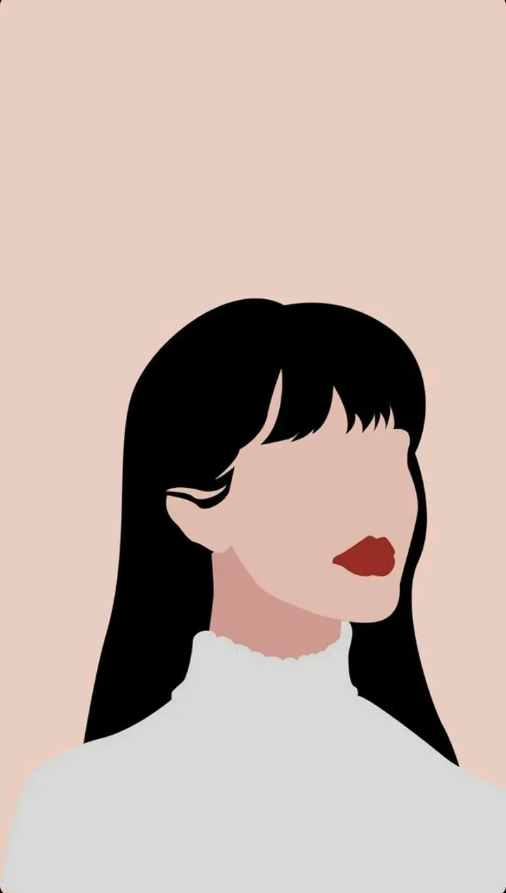 Download Minimalist Girl with Bob Haircut