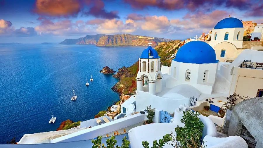 Photos of Santorini Island Scenery