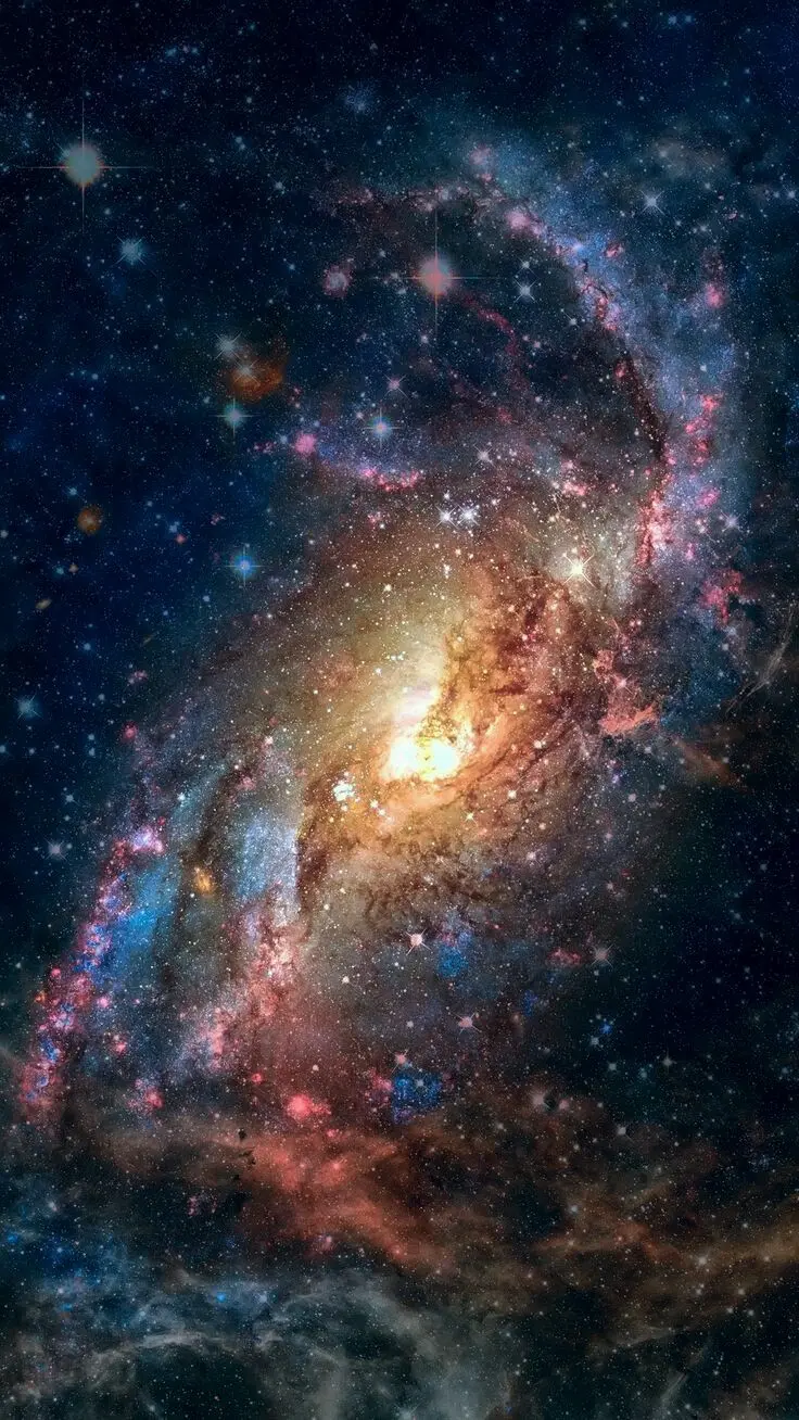 Download Profile Picture of Galaxy with Bright Star at Center