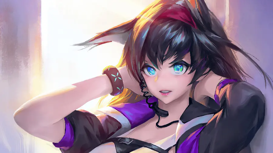 Cute Anime Girl Profile Picture for Social Media Platforms
