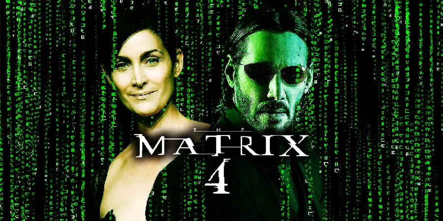 Keanu Reeves and Carrie-Anne Moss in Matrix 4