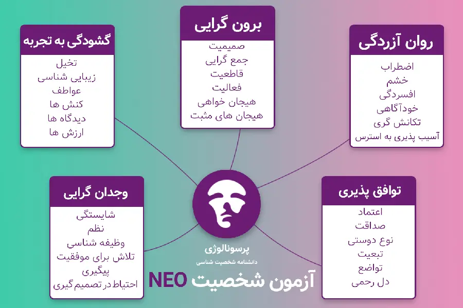Photo and Description of the NEO Personality Test