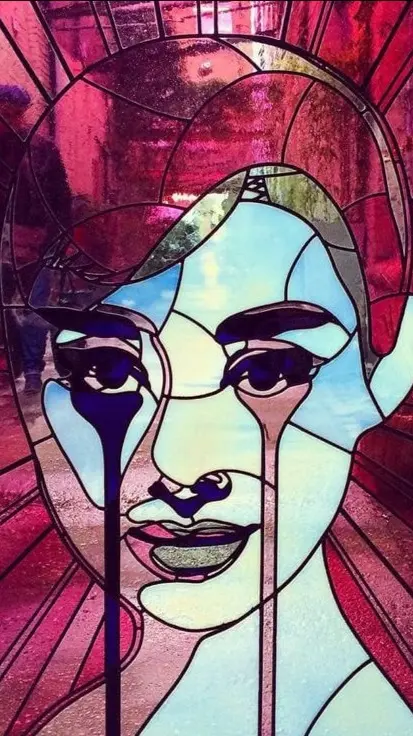 High-Quality Glass Painting Image