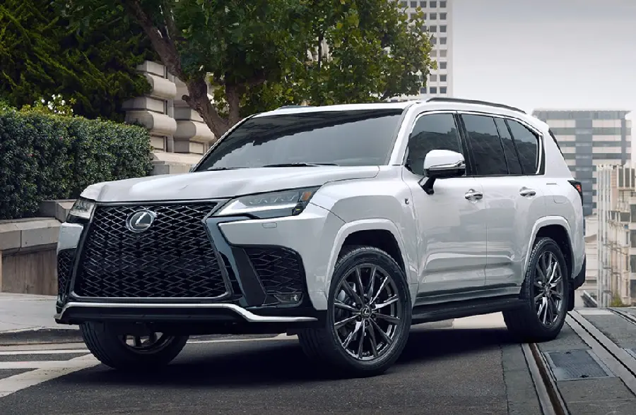 White Lexus LX600 Photos
