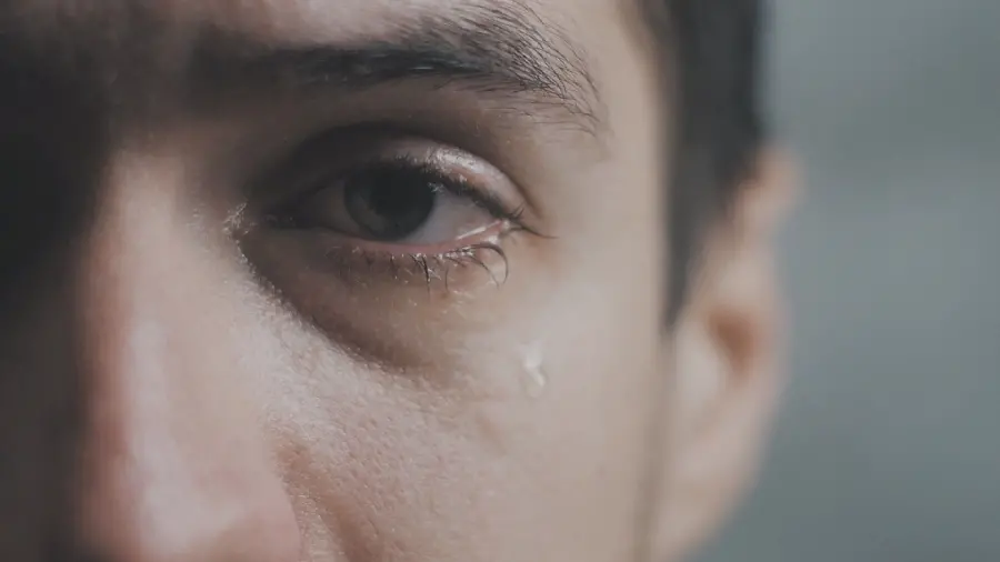 Tearful Boy Eye Picture