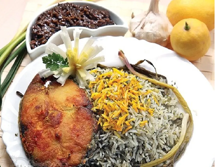 Herb Rice with Trout Photo