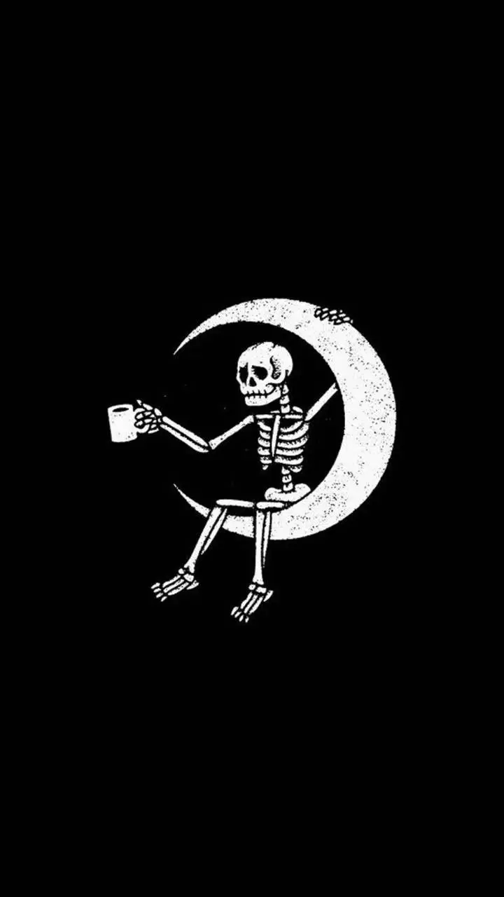 Skeleton Wallpaper in High Quality for Edgy Aesthetics