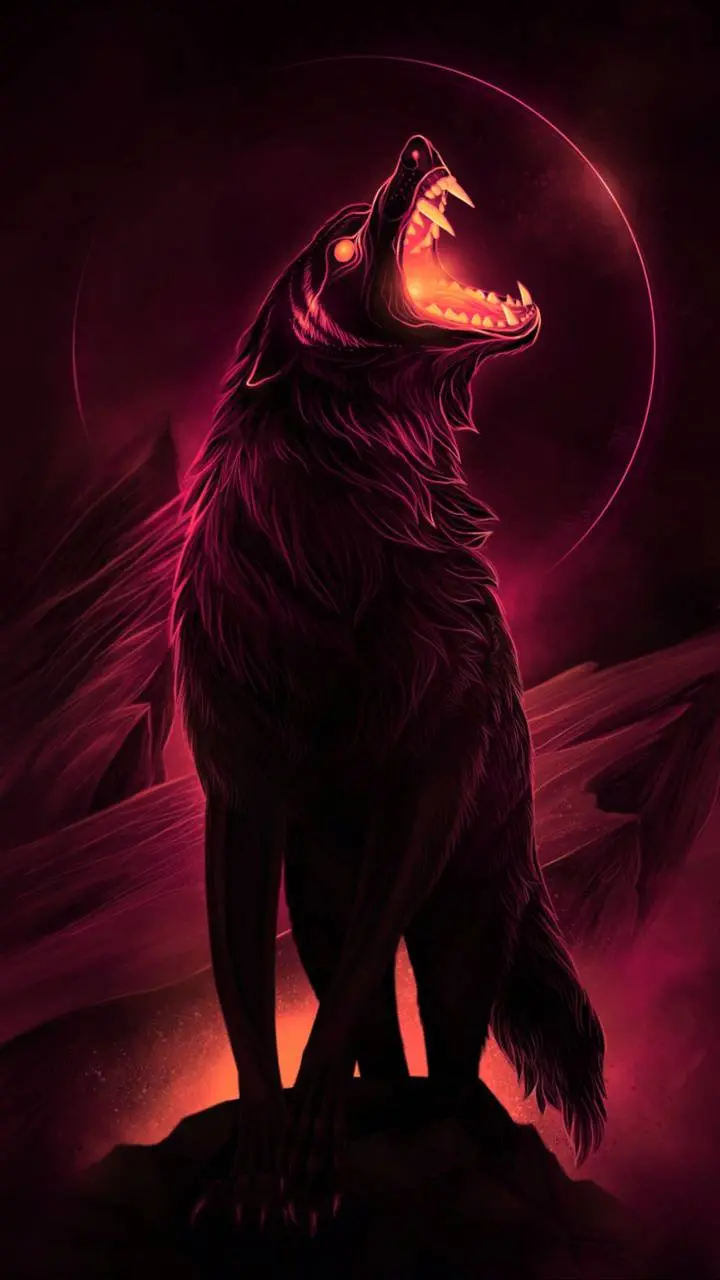 Scary Wild Wolf Wallpaper - High-Quality HD Images
