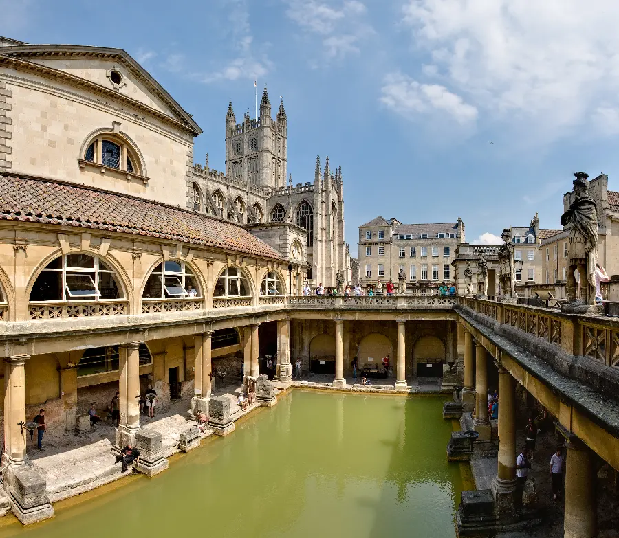 Photos of the Roman Baths in Bath - A Historical Site