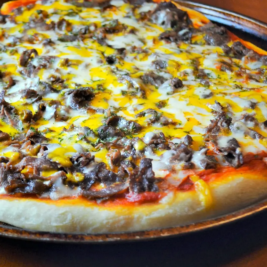 Meat Pizza with Extra Cheese Photo