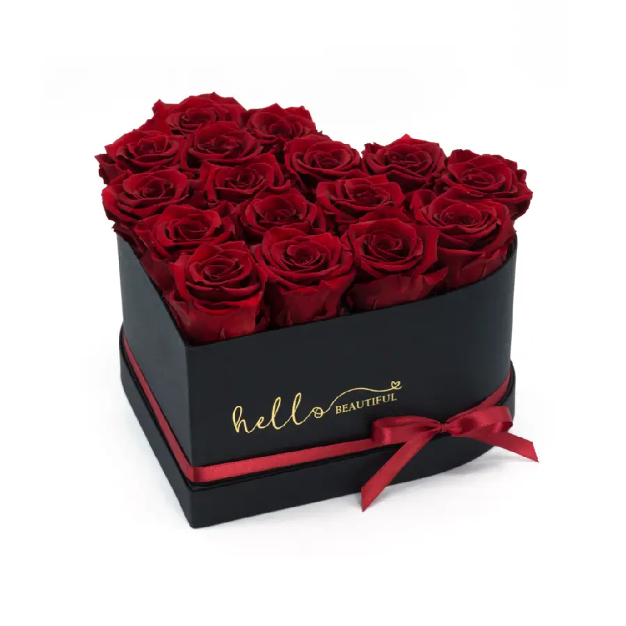 Heart Shaped Rose Box
